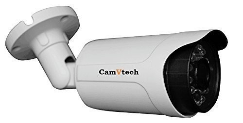 CamVtech USA AHD Camera 1/3" SONY Sensor CMOS 1.3MP high resolution of HD zoom lens Bullet Camera Wide Angle Lens 720P 36 IR,Infrared automatic "Outdoor Best" day/night
