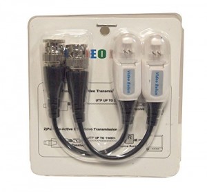 CamVtech USA 4 Pairs (8 Pcs) Port Passive Transceiver Video Balun Compact Size UTP Cat5/Cat6 Lightning Protection